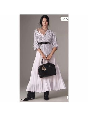 maeve sleeveless asymmetric plaid mix midi dress Sleeveless Asymmetric Plaid Mix Midi Dress